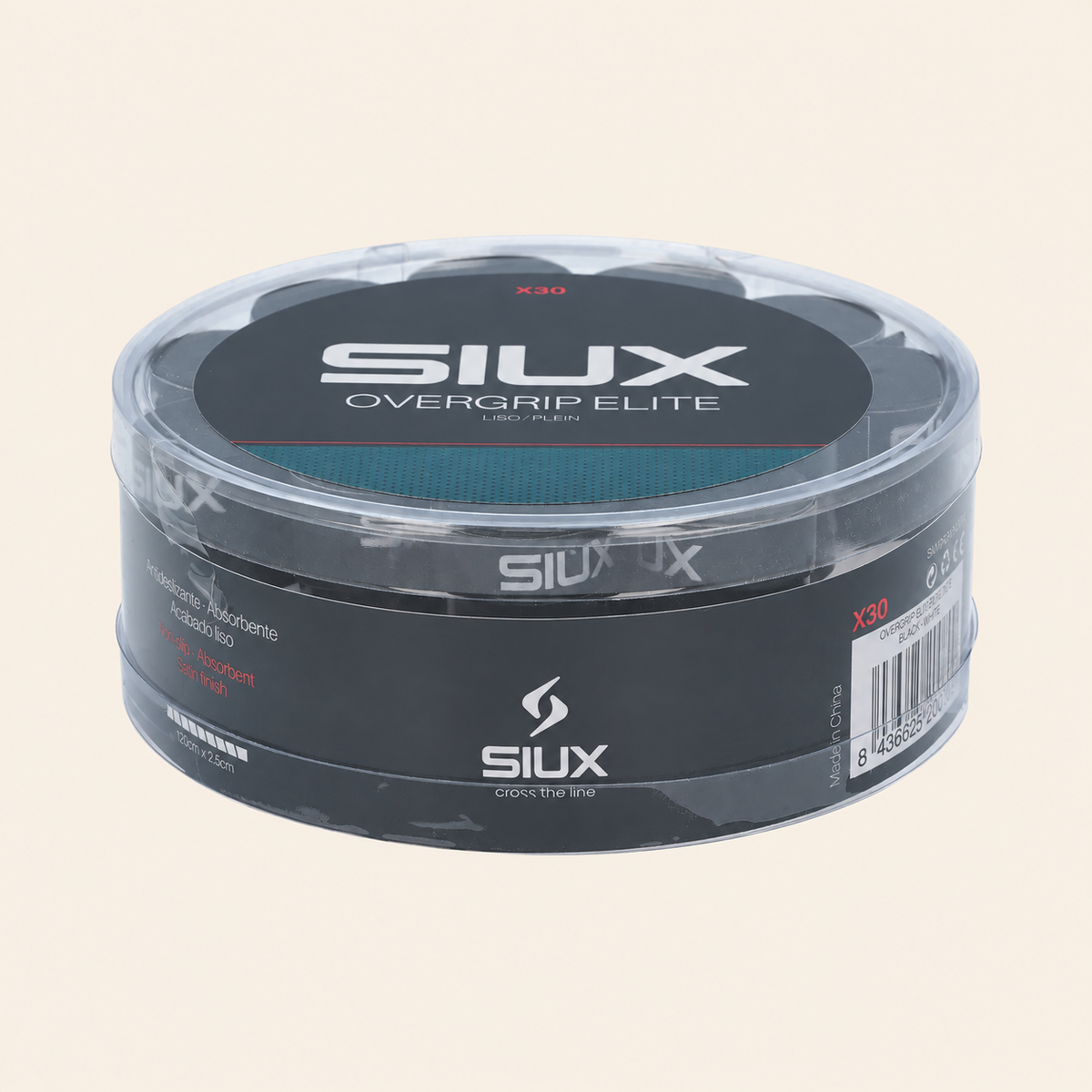 Siux Elite Overgrips X30 White and Black