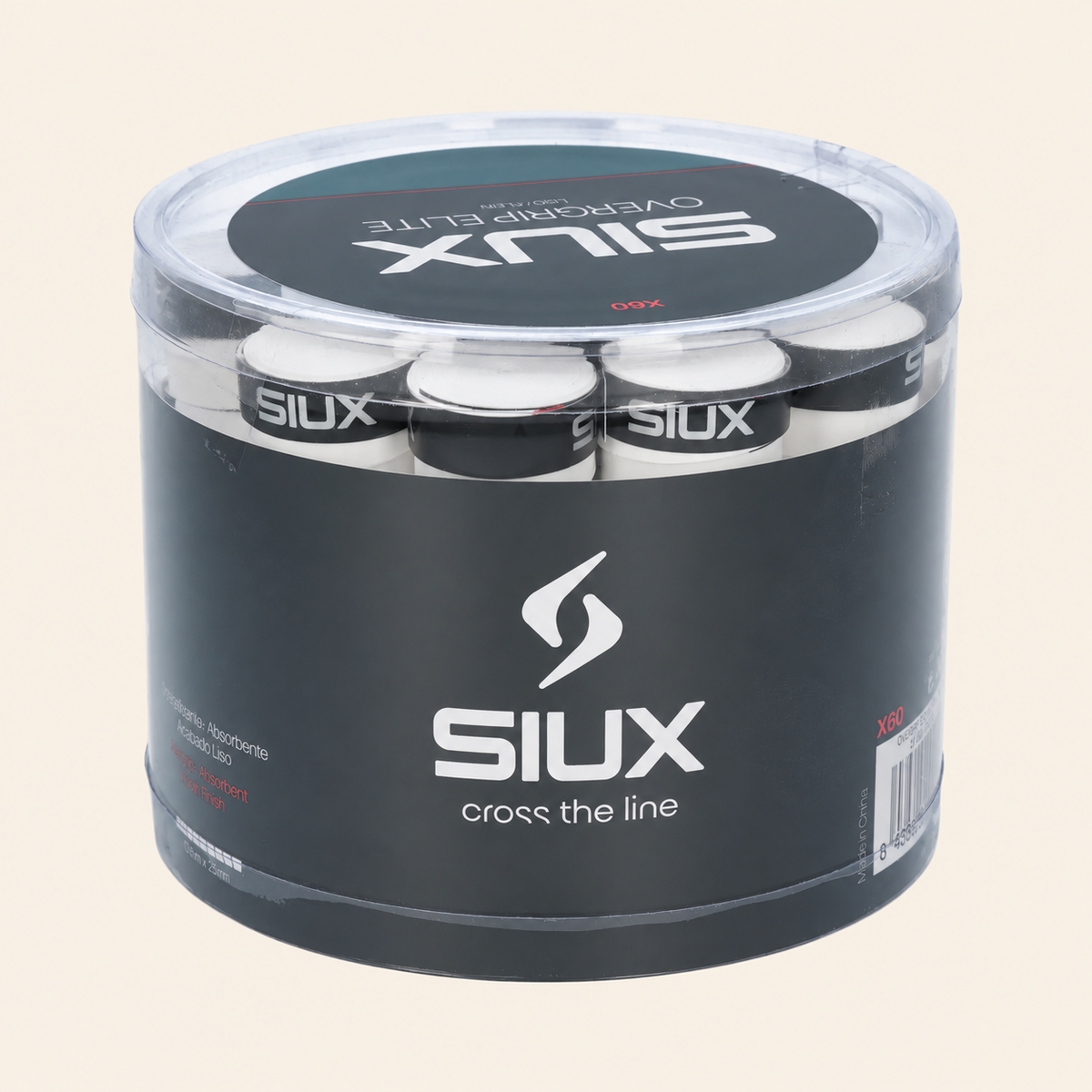 Siux Elite Overgrips X60 Black and White