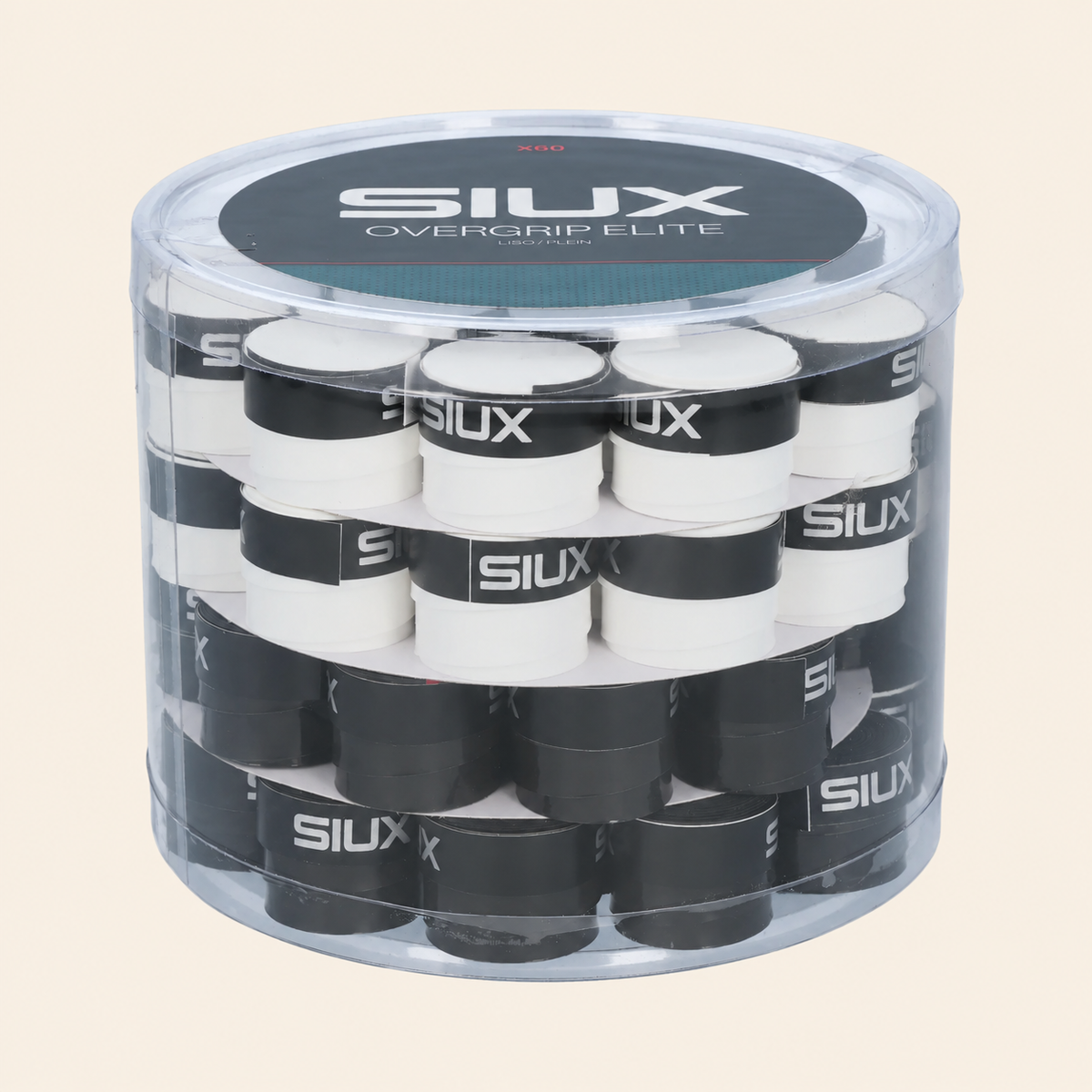Siux Elite Overgrips X60 Black and White – view 3