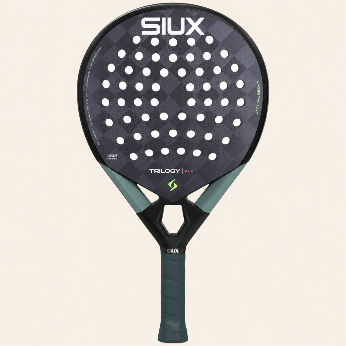 Siux Trilogy Pro 26 Noir Fog padel racket