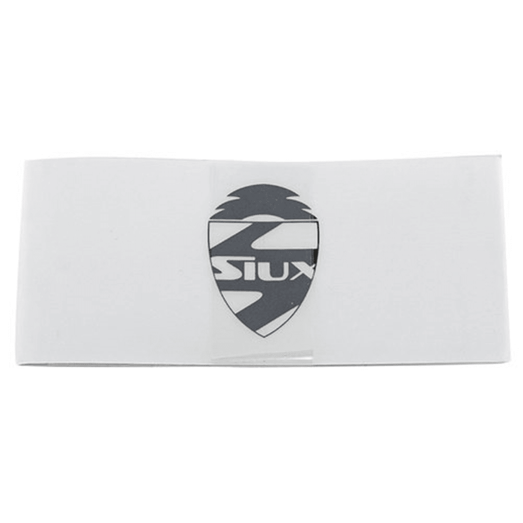 Siux transparent racket protector with black logo
